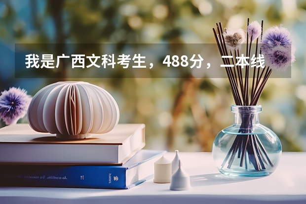 我是广西文科考生，488分，二本线467，请问我可以填哪些学校？
