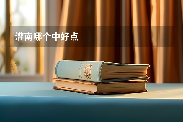 灌南哪个中好点