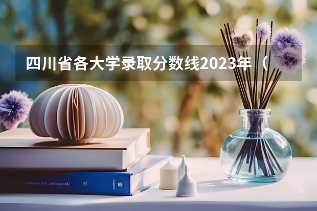 四川省各大学录取分数线2023年（四川大学录取线）