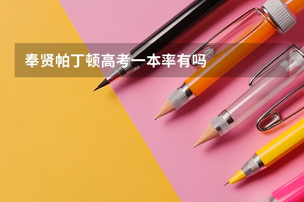 奉贤帕丁顿高考一本率有吗