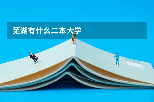 芜湖有什么二本大学