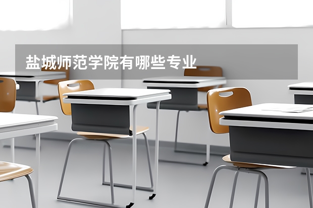 盐城师范学院有哪些专业