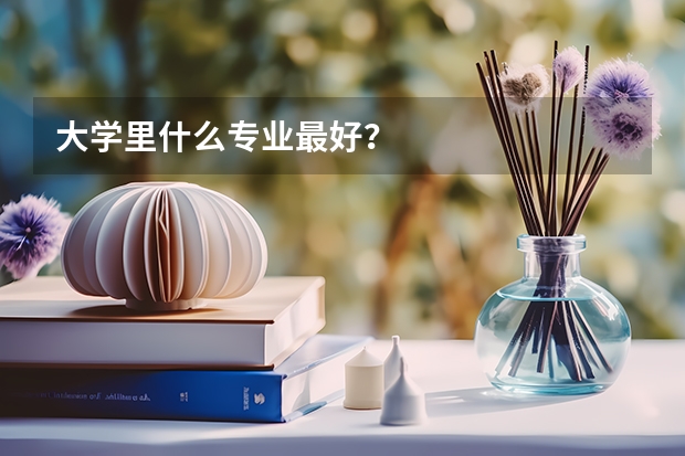大学里什么专业最好？