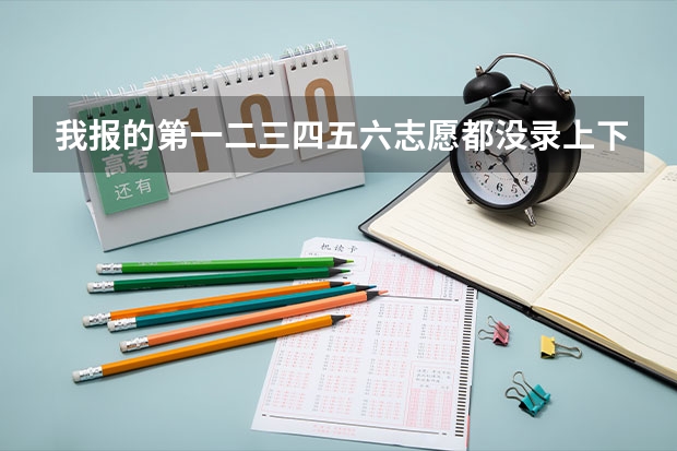 我报的第一二三四五六志愿都没录上下面还录吗