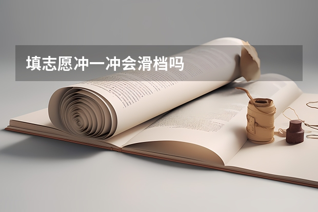 填志愿冲一冲会滑档吗