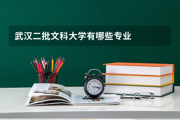 武汉二批文科大学有哪些专业
