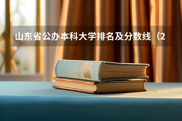 山东省公办本科大学排名及分数线（2024年山东省大学排名一览表）