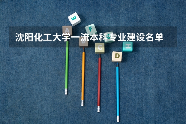 沈阳化工大学一流本科专业建设名单 2024年沈阳航空航天大学学科评估结果排名 最新重点学科名单