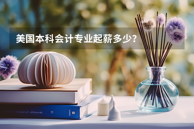 美国本科会计专业起薪多少？