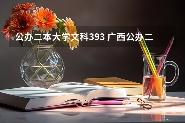 公办二本大学文科393 广西公办二本大学排名及分数线