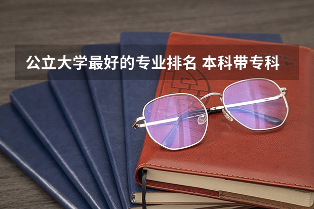 公立大学最好的专业排名 本科带专科的公立大学排名