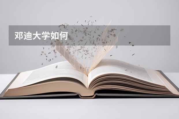 邓迪大学如何