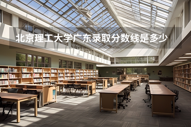 北京理工大学广东录取分数线是多少