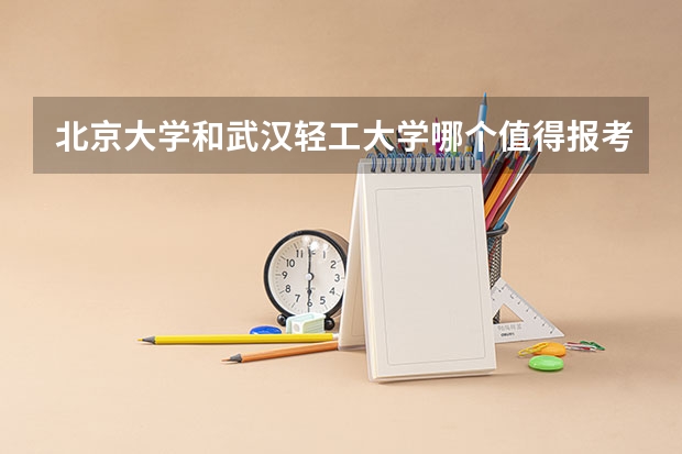 北京大学和武汉轻工大学哪个值得报考（录取分数线对比）