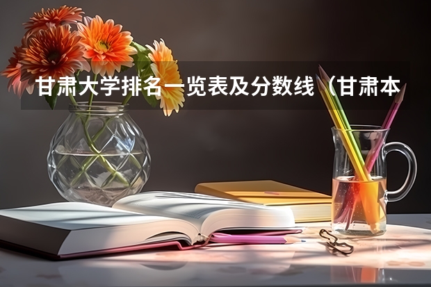 甘肃大学排名一览表及分数线（甘肃本科院校排名榜）