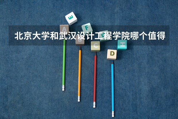 北京大学和武汉设计工程学院哪个值得报考（录取分数线对比）