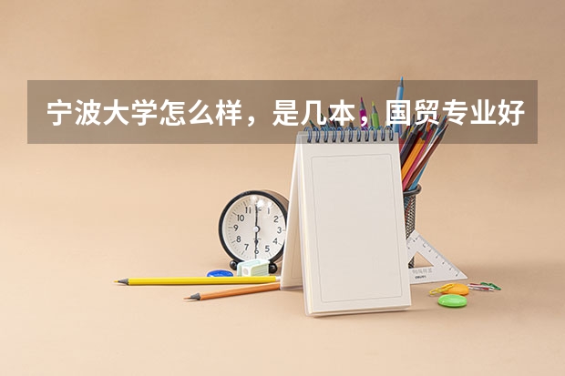 宁波大学怎么样，是几本，国贸专业好吗？