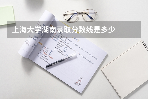 上海大学湖南录取分数线是多少