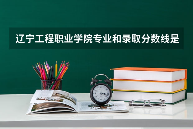 辽宁工程职业学院专业和录取分数线是多少