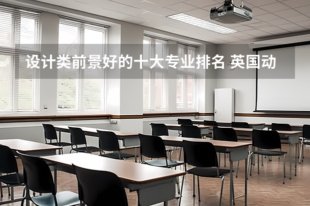 设计类前景好的十大专业排名 英国动画专业大学排名前十强