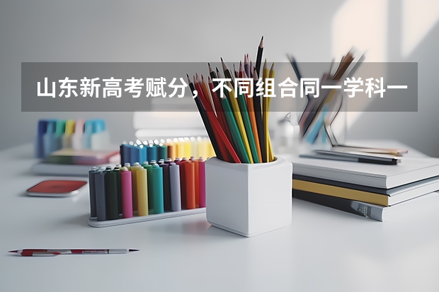 山东新高考赋分，不同组合同一学科一起赋分吗？