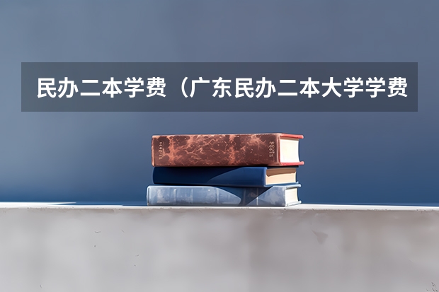 民办二本学费（广东民办二本大学学费）