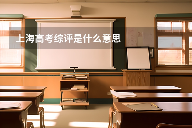 上海高考综评是什么意思